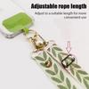Adjustable Long Mobile Phone Lanyard Crossbody Card Neck Cord Clip Hang Lanyard Pearl Hanging Ornaments Charm Anti-Lost Lanyard