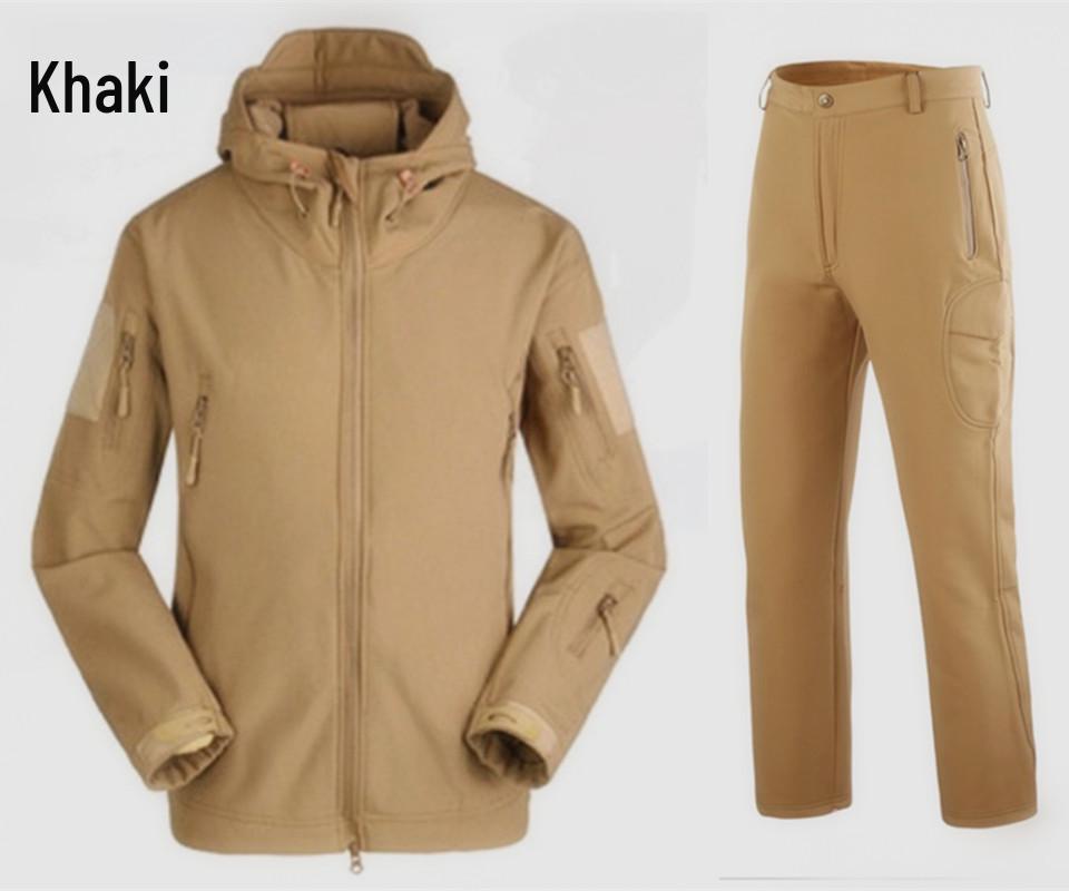 Pánska nepremokavá vetruodolná softshellová bunda TAD Sharkskin s maskovacou fleecovou podšívkou