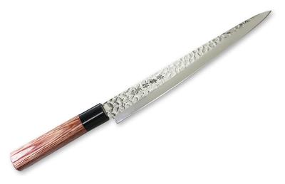 Kanetsune Seki Kanetsune Stainless Steel 1K6 Hammered Polished Sujihiki 240mm KC-959