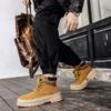 Nová móda Podzim a zima Pánské vysoké boty Martin Studenti Muži Chlapci Trendy Pracovní obuv Měkká podešev Ochrana práce Martin Tenisky