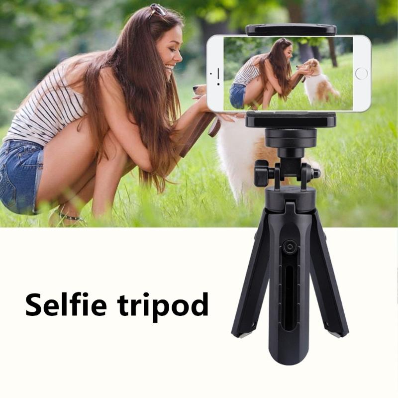 360 Degree Rotating Selfie Tripod Tabletop Phone Tripod for Travel Photography Video Recording Vlogging Handheld Tripod