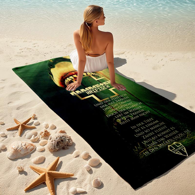 Till Lindemann, Lead Singer of the German Heavy Metal Rock Band Rammstein, Outdoor Camping Vacation Swimming Beach Scarf Decorative Blanket F13