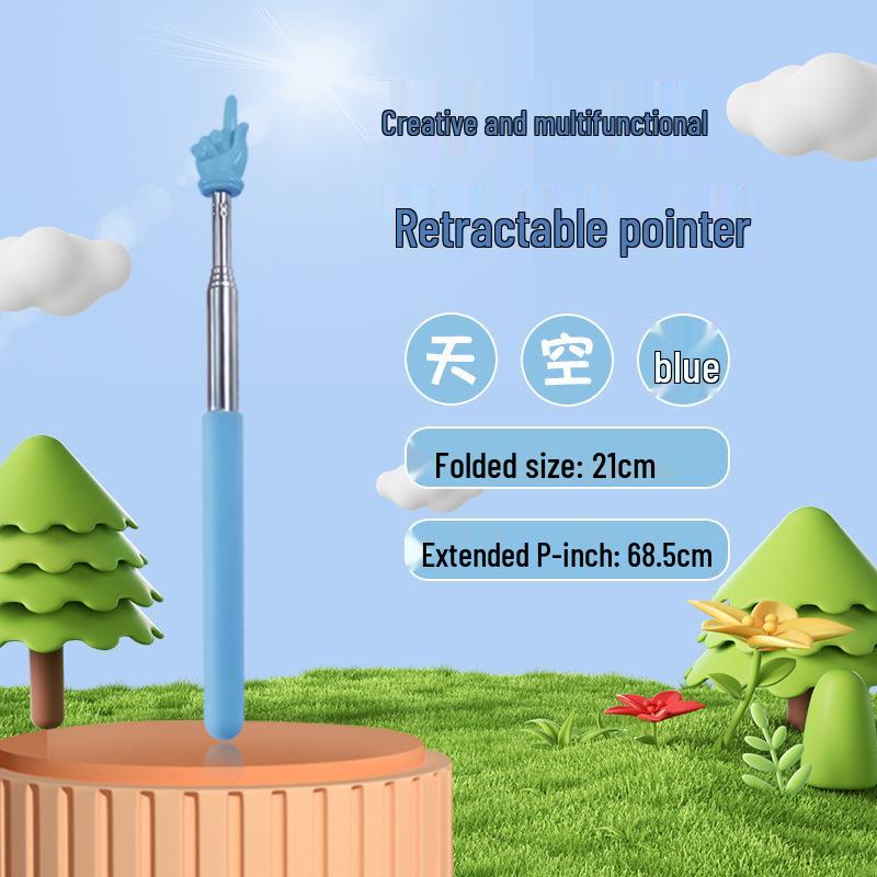 68cm Zatahovací ukazovátko pro děti a učitele: Učitelská hůlka do třídy a domů.