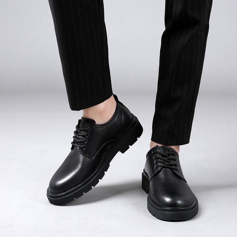 Fashion Shoes for Men Shoes Lace Up Leather Shoe Men Business Shoe Outdoor All-Match Casual Men Dress Shoes Footwear Chaussure Homme