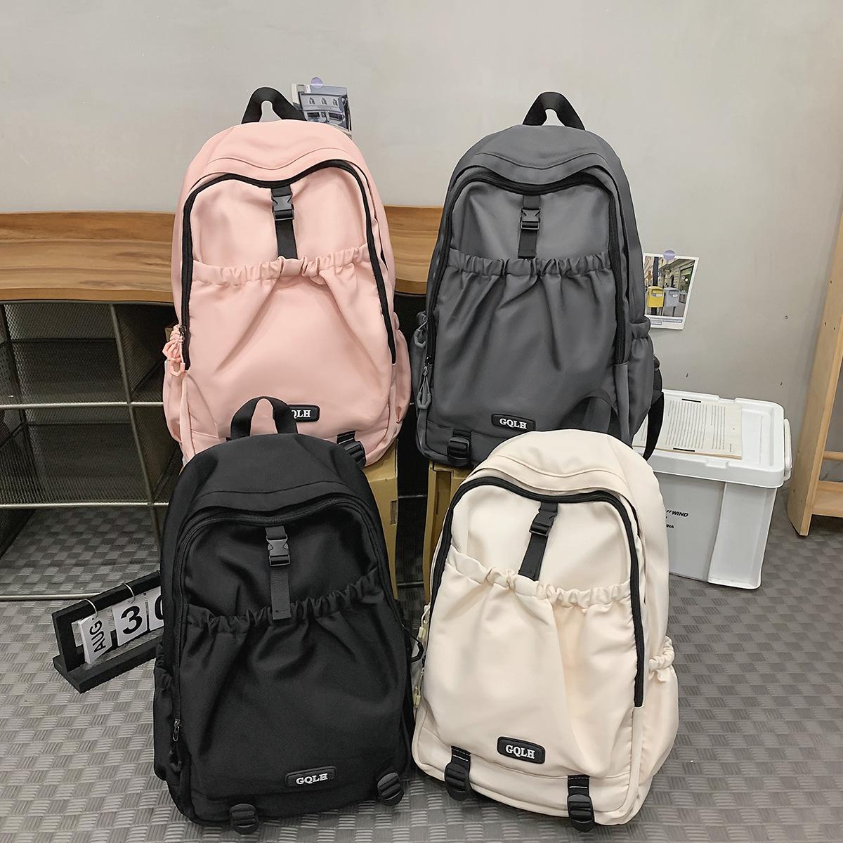 Мужской однотонный рюкзак — фото 7