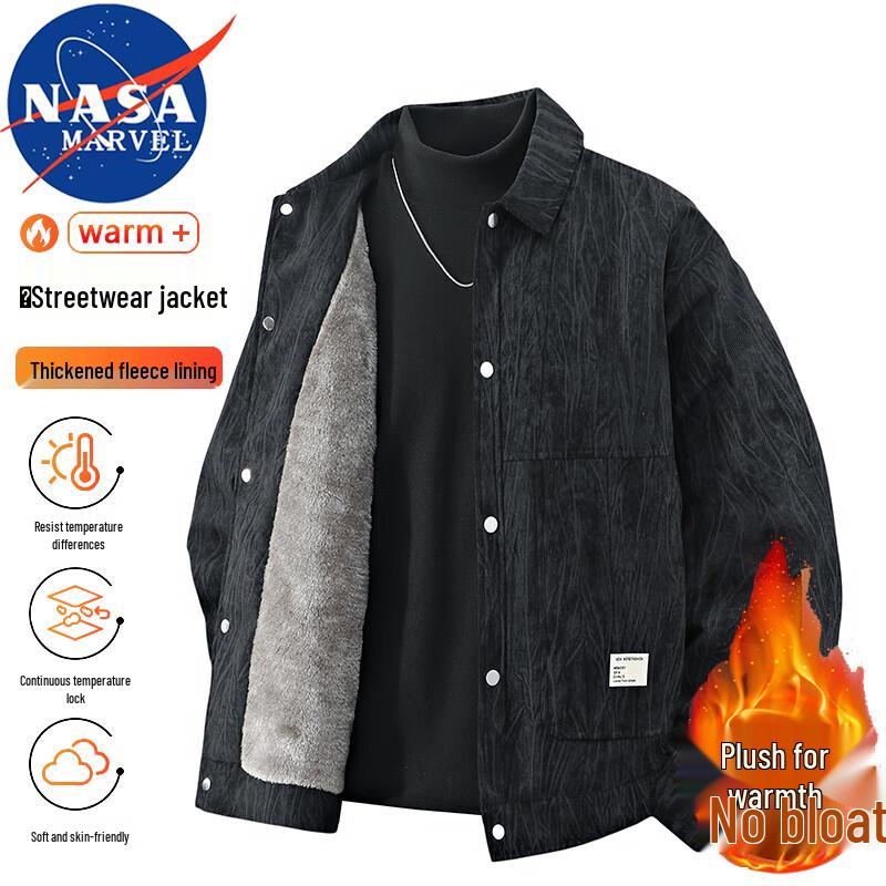 NASA MARVEL Herren Winter Steppjacke