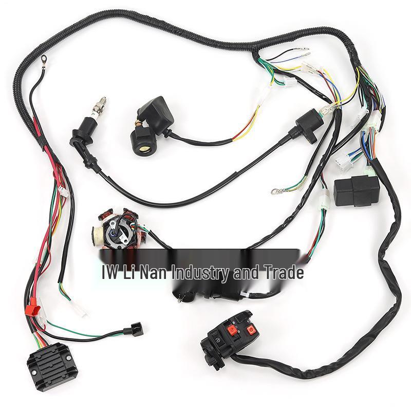 ATV Big Bull 125-150cc Off-Road Vehicle Wiring Harness with GY6 Ignition /