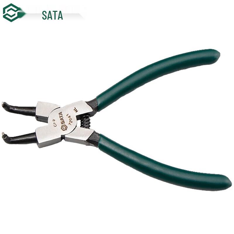 SATA 72041 German Internal Curved Snap Ring Pliers
