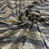 Zebra-Streifen Leopardendruck Stickerei Netz Pailletten Stoff, Französischer Tüll Zebra Spitze Stoffe, Afrikanisches Nigerianisches Gewebe für Kleidung