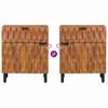 Nightstand Brown 50 x 33 x 60 cm Solid Mango Wood