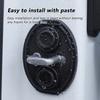 SEAMETAL 4pcs Car Door Silent Shock Pad Silicone Car Door Lock Anti-collision Protective Cover Shock Pad