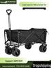 Outdoor Folding Camping Cart with Table and Picnic Storage