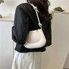 Leather Tote Bags Solid Color Handbag Armpit Bags Versatile Shoulder Bags