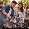 Supporto per Salsicce in Acciaio Inossidabile Supporto per Hot Dog Design Uomo Muscoloso Scaffale Espositore per Alimenti Durevole Accessorio Metallico per BBQ per Grigliatura Cottura