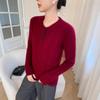 Women's Solid Color Cashmere Cable Knit Pullover Sweater - Round Neck, Thick, Warm Base Layer