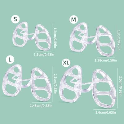 1/4 Pièces Dispositif Pince-Nez Anti-Ronflement Arrêter le Ronflement Aide au Sommeil Équipement Anti-Ronflement Aide à la Respiration Dilatateurs Nasaux Pour un Meilleur Sommeil