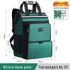 Heavy-Duty Double Shoulder Tool Backpack: Durable, Thickened, Multi-Functional, Large Capacity for Electrician Repairs