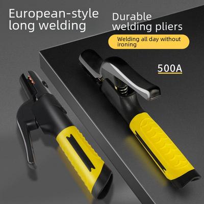 Industrial Grade European Style Welding Pliers with Copper Double Color Handle