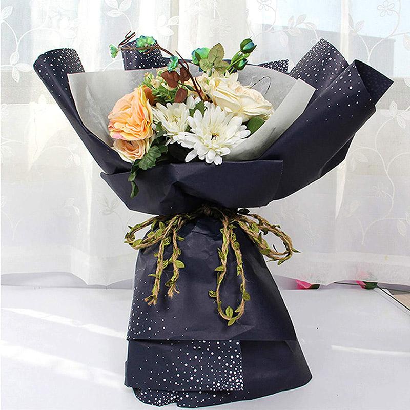 5M Artificial Leaves Vines Ribbon Gold Leaves Trim Rope For DIY Garland Gift Wrapping Party Wedding Home Decorations