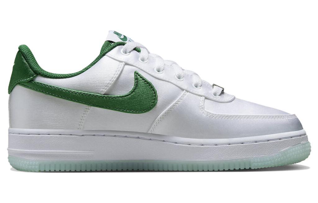 Nike Air Force 1 Low '07 Satin White Pine Green Women's DX6541-101