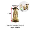 Premium Adjustable All-Copper High-Pressure Agricultural Backpack Sprayer Nozzle