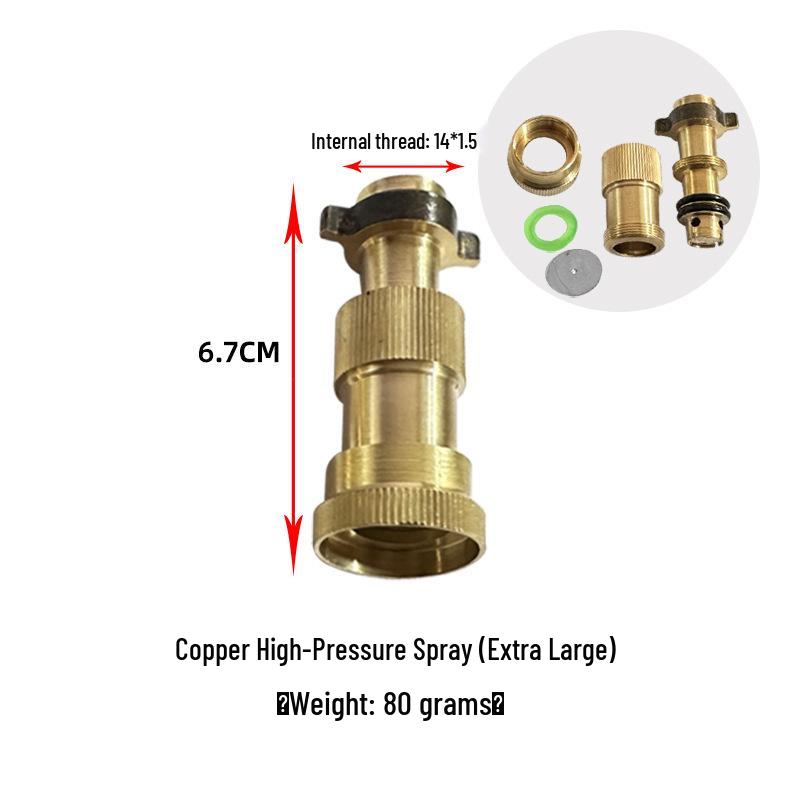 Premium Adjustable All-Copper High-Pressure Agricultural Backpack Sprayer Nozzle
