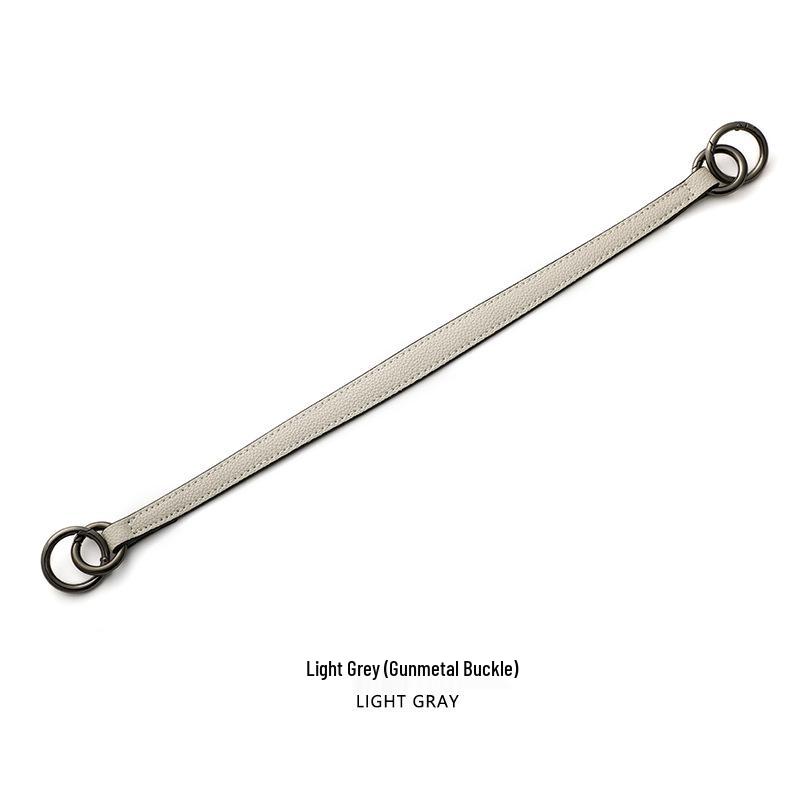 Litschi-Narben-Handtaschenriemen: Einzelschulter & Doppelring-Hardware