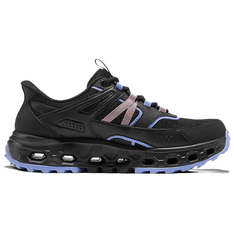 Skechers Outdoor Fabric Synthetic Leather Comfortable Versatile Low-Top Casual Shoes Women sneaker Black 180278-BKMT