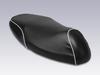 Domestically Produced Seat Covers for Toyota Cygnus X (2nd Generation, SE44J/SE46J) (White piping/Dimple/Black)