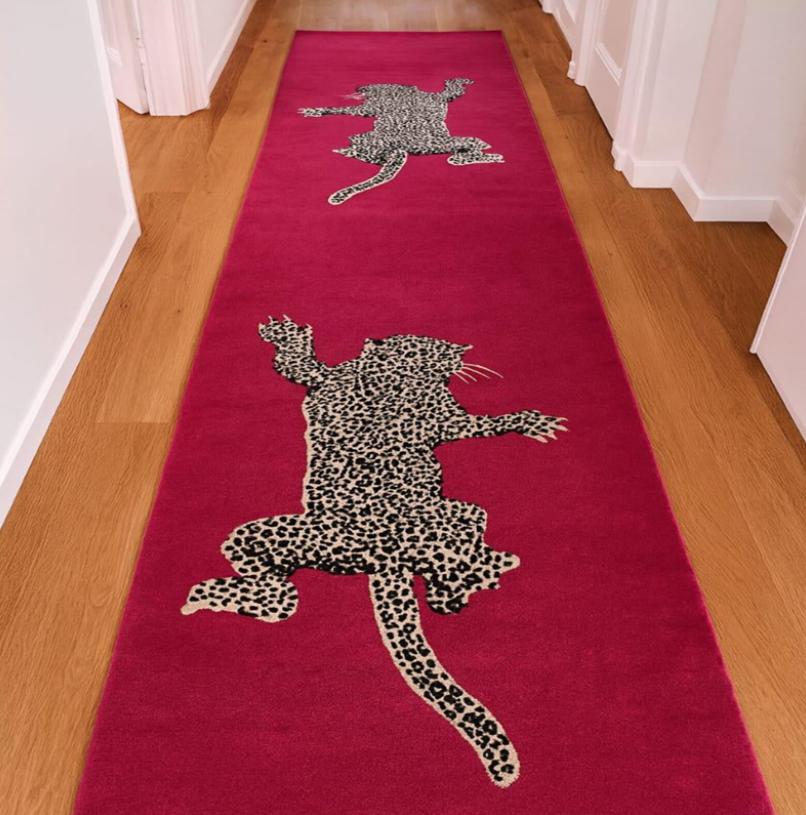 Leoparda laukuma paklājs Savvaļas kaķa celiņš