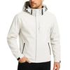 Mens Outdoor Waterproof Hooded Rain Jacket Lightweight Windproof Coat Ideal for Hiking Cycling and Casual Streetwear Top