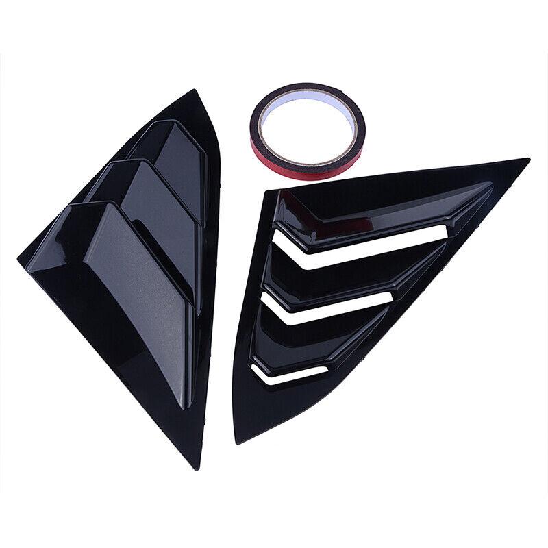 Pentru Honda Civic 10th Gen 2016- Sedan Jaluzele geamului lateral din spate Ventilatoare de aer Umbrele de acoperire Jaluzele din carbon Accesorii auto