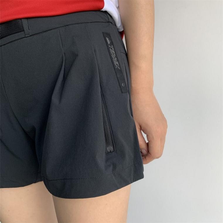 Adidas Capsule Breathable Comfortable Versatile Sports Shorts Women Shorts Black CV4091