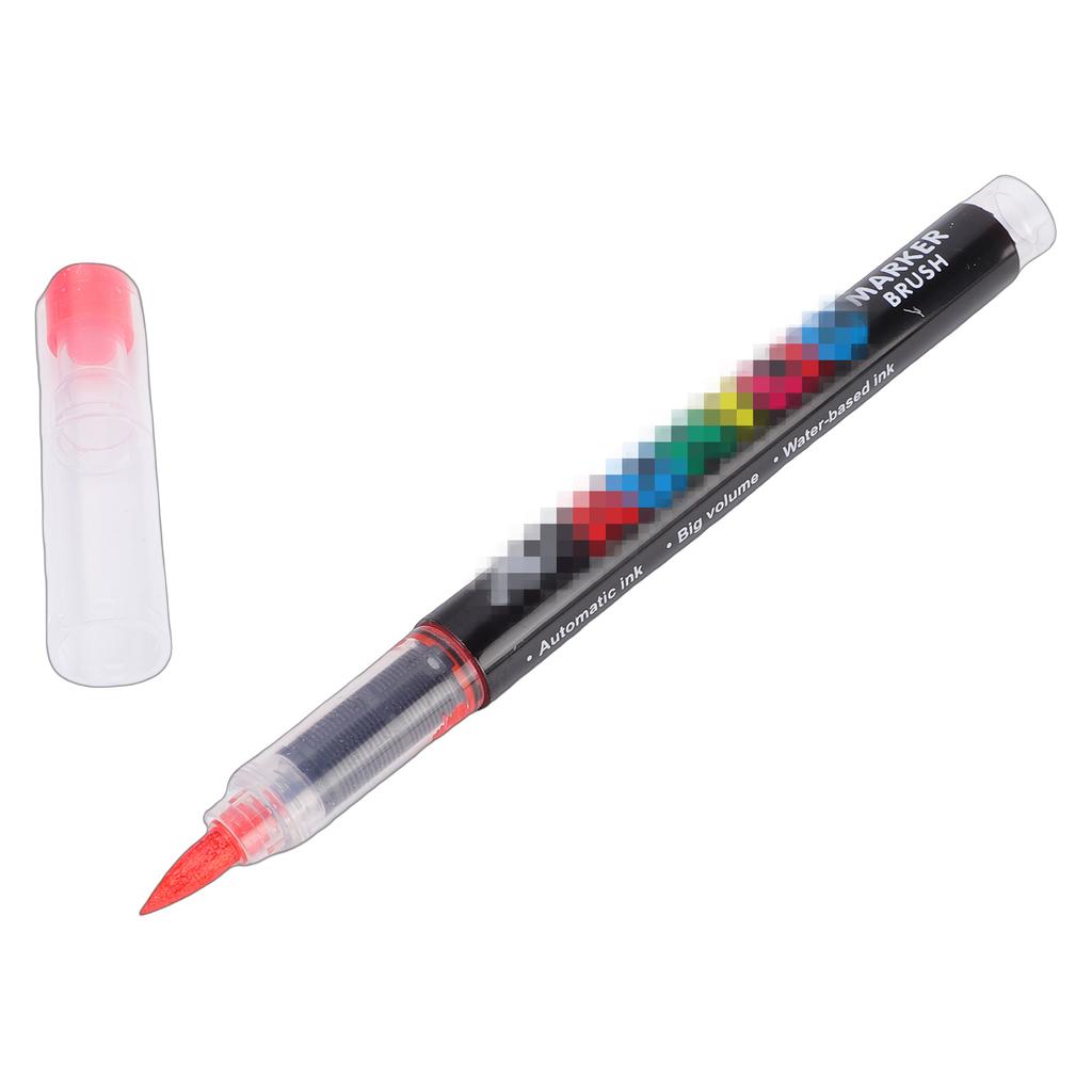 Acrylmalstift-Set mit Nylon-Pinselspitze Schnelltrocknende Tinte für Glas, Holz, Keramik, Leinwand, Stoff, Kunststoff, Metall