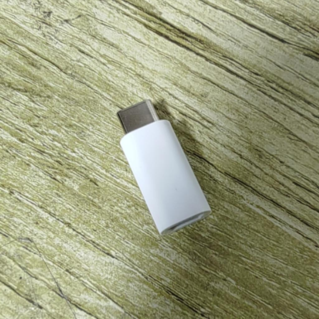 USB Dişi - Type-C Erkek Adaptör Korozyona Dayanıklı Taşınabilir Dönüştürücü Beyaz Şarj ve Veri Aktarımını Destekler