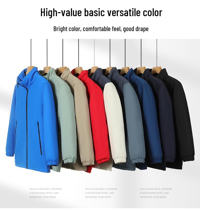 Unisex Stand-Collar Down Cotton Jacket - Warm, Cold-Proof, Versatile Youth Coat for Autumn and Winter