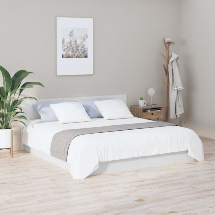 VidaXL Headboard White 200x1.5x80 Cm Engineered Wood 811043