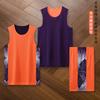 Children's double-sided basketball clothes men's and women's adult sports game training clothes set vest basketball clothes group buying printing