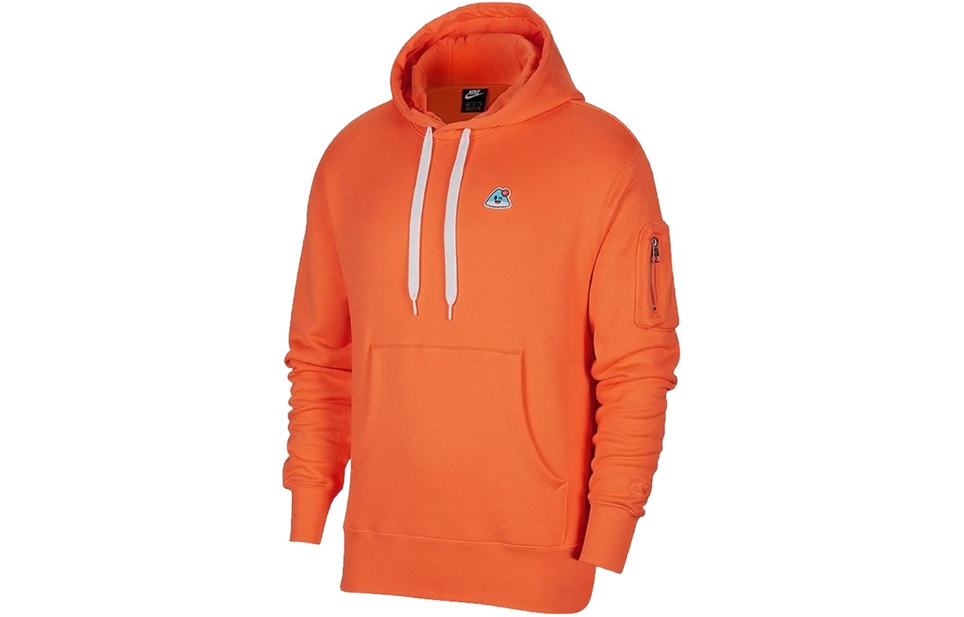 Nike Sweatshirts Unisex Orange Hooded Moderate Regular DA8738-842 L