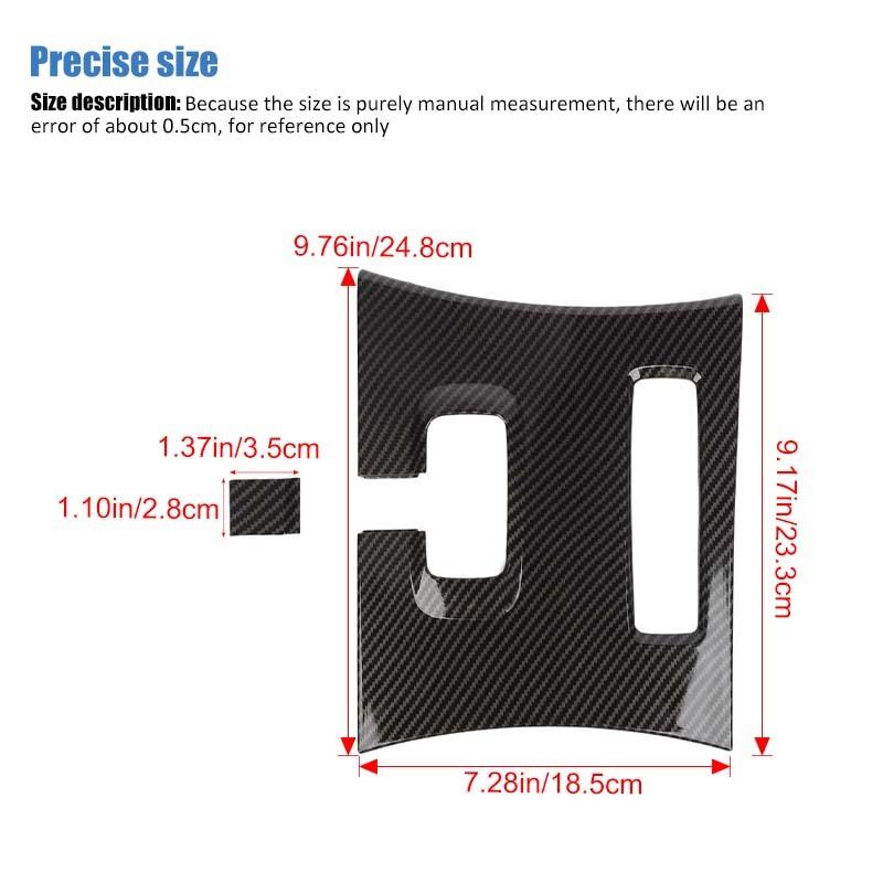  ABS Interior Electronic Gear Shift Panel Decoration Protective Cover Sticker Fit For Dodge Charger 2011-2014 Interior Accessories