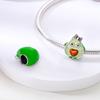 Fit Armbänder 925 Silber Bunte Charms Perlen Liebe Schmetterling Biene Blume Baumeln Für Diy Schmuck Geschenk Machen