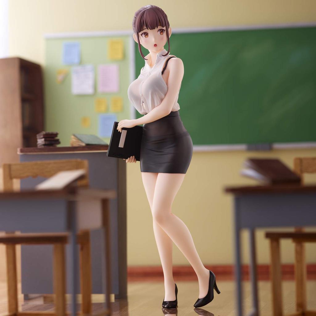 Union Creative Pop Kyun Illustration PVC ABS Painted Complete Figure "Homeroom Teacher" Non-scale &