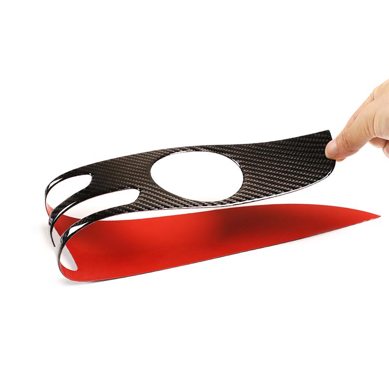 Soft Carbon Fiber For Mercedes Benz C GLC Class W205 2014- Interior Door Decoration Panel Cover Trims Car Accessories