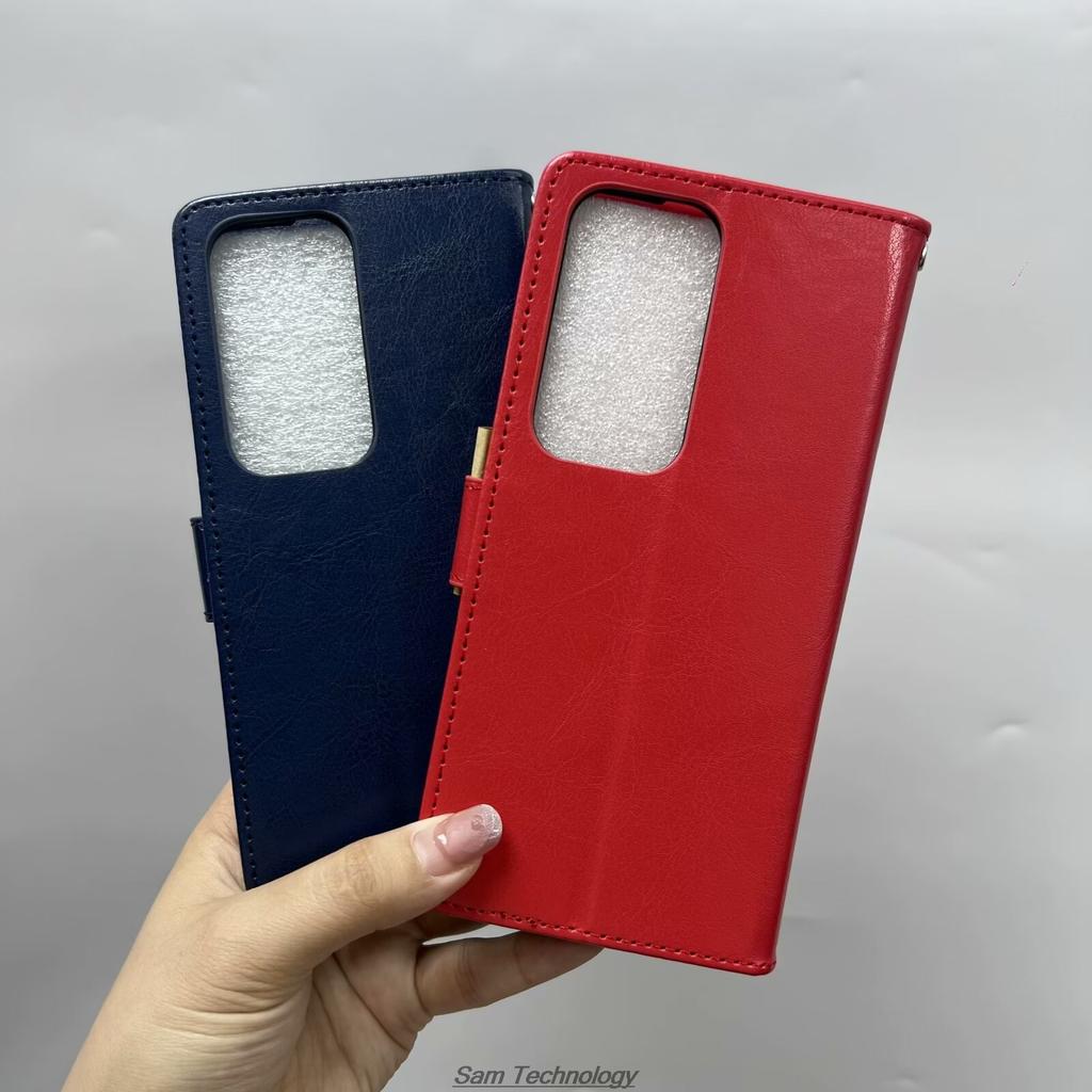 Card Holder Cover Case for OPPO Reno12 Pro /OPPO Reno 12 Pro Pu Leather Flip Cover Retro Wallet Phone Case Business Fundas Coque