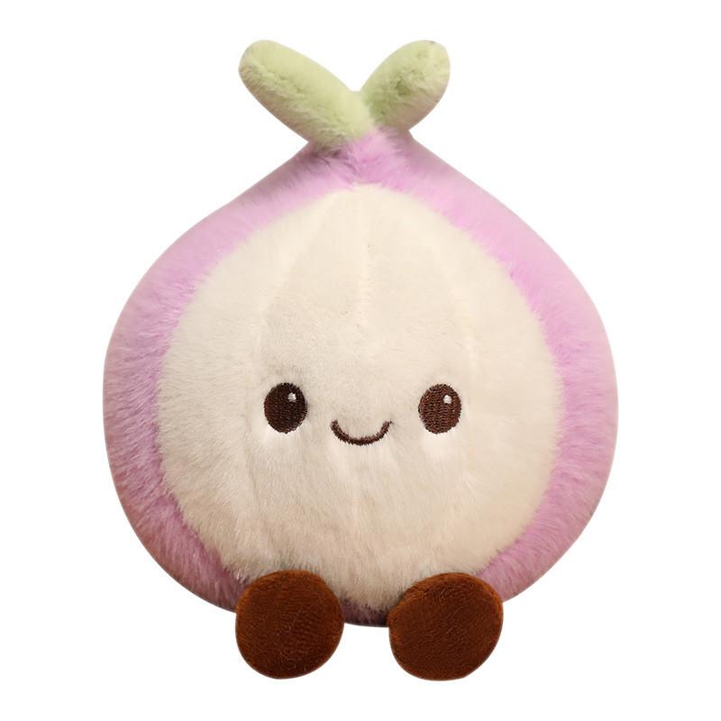 Cute Vegetable Plush Doll With Soft Short Pile For Childrens Play And Collection