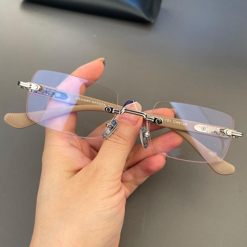 1 Pc Fashionable Women Men Sunglasses Frameless Rectangular Personalized Sunglasses for Daily Life Vintage Sun Glasses