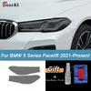 Per BMW Serie 5 G30 G31 M5 Facelift Pellicola Protettiva Fari Auto Nero Affumicato Trasparente TPU Adesivo Antigraffio