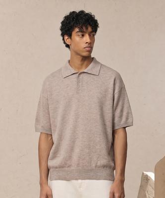 VERYVAIN Essential Summer Polo Knit (Oatmeal)