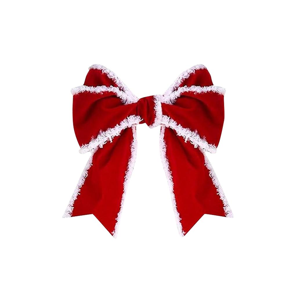 6.3cm Christmas Decoration DIY Ribbon Fabric Craft Velvet Bow Ribbon