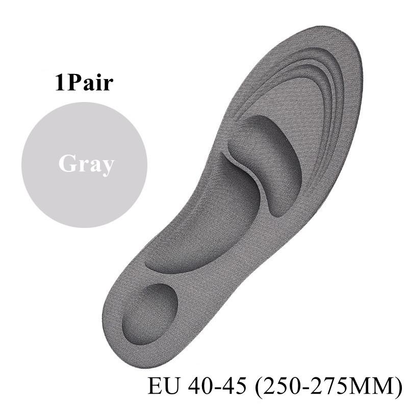 4D Memory Foam Cushion Orthopedic Insoles for Shoes Pain Relief Soft Flat Feet Arch Support Massage Plantar Fasciitis Sports Pad
